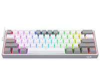 REDRAGON K617 Fizz RGB Wit-Grijs mechanisch Toernooi Toetsenbord 60% TKL | RED-K617WG-RGB