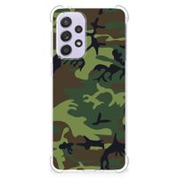 Samsung Galaxy A33 Doorzichtige Silicone Hoesje Army Dark