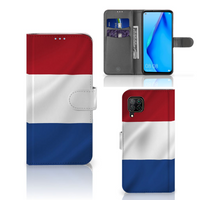 Huawei P40 Lite Bookstyle Case Nederlandse Vlag