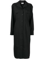 LEMAIRE robe-chemise à manches longues - Noir - thumbnail