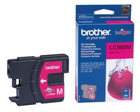 Inktcartridge Brother LC-980M rood - thumbnail