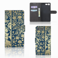 Sony Xperia XZ Premium Hoesje Golden Flowers