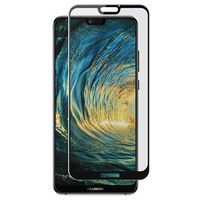 Panzer Curved 3D Huawei P20 Lite Screenprotector van Gehard Glas - Zwart