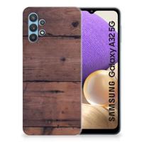 Samsung Galaxy A32 5G Bumper Hoesje Old Wood