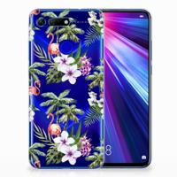 Honor View 20 TPU Hoesje Flamingo Palms