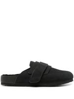 Birkenstock x Tekla Nagoya chaussons en daim - Noir