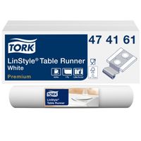 Tafelloper Tork LinStyleÃƒâ€šÃ‚Â® duurzaam 1laags 120x40cm wit 474161 - thumbnail