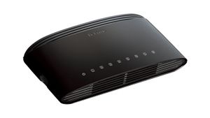 D-Link DES-1008D Unmanaged Fast Ethernet (10/100) Zwart