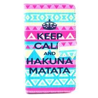 Nokia Lumia 625 Hoesje Hakuna Matata met Opbergvakjes