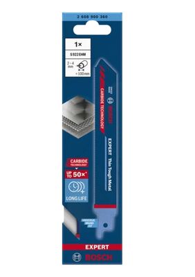 Bosch Accessories 2608900360 Expert Thin Tough Metal S 922 EHM reciprozaagblad, 1 stuk Zaagbladlengte 150 mm 1 stuk(s)