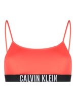 Calvin Klein haut de bikini à bande logo - Rouge