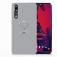 Huawei P20 Pro Telefoonhoesje met Naam Grijs Baby Olifant