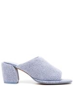 3.1 Phillip Lim mules Naomi Pillow 70 mm en jean - Bleu