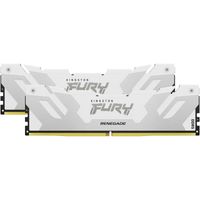 Kingston Technology FURY 32GB 6400MT/s DDR5 CL32 DIMM (set van 2) Renegade White XMP - thumbnail