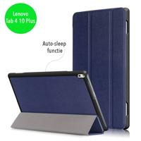 3-Vouw sleepcover hoes - Lenovo Tab 4 10 Plus - blauw