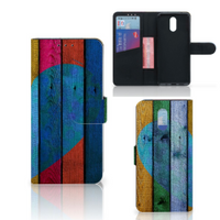 Nokia 2.3 Book Style Case Wood Heart - Cadeau voor je Vriend - thumbnail