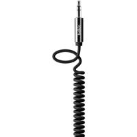 Belkin AV10126cw06-BLK Jackplug Audio Aansluitkabel [1x Jackplug male 3,5 mm - 1x Jackplug male 3,5 mm] 1.80 m Zwart Spiraalkabel - thumbnail