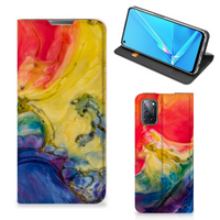 Bookcase OPPO A52 | A72 Watercolor Dark - thumbnail