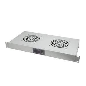 LogiLink FAU02FG 19 inch 2 x Ventilator voor patchkast Grijs