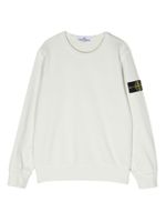 Stone Island Junior sweat à patch Compass - Gris - thumbnail