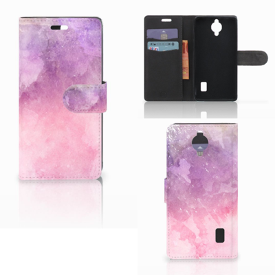 Hoesje Huawei Y635 Pink Purple Paint Hoesje Huawei Y635 Pink Purple Paint