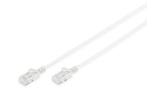 Digitus DK-1617-030S RJ45 Netwerkkabel, patchkabel CAT 6 U/UTP 3.00 m Grijs Halogeenvrij, Vlambestendig, Flexibel, Onafgeschermd 1 stuk(s)