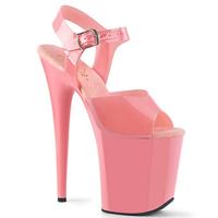 Pleaser Sandaal met enkelband -38 Shoes- FLAMINGO-808N US 8 Roze