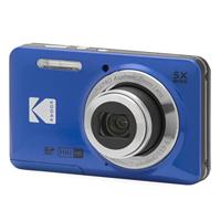 KODAK PIXPRO FZ55-BL 16MP Digitale Camera 5X Optische Zoom 28mm Groothoek 1080P Full HD Video 2,7 inch LCD Vlogging Camera (Blauw)