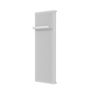 Vipera Corrason dubbele badkamerradiator 60 x 180 cm centrale verwarming hoogglans wit zij- en middenaansluiting 3.468W