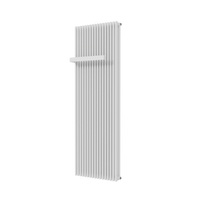 Vipera Corrason dubbele badkamerradiator 60 x 180 cm centrale verwarming hoogglans wit zij- en middenaansluiting 3.468W