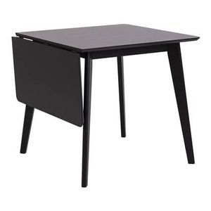 "by fonQ basic Crow Eettafel Inklapbaar - 120 x 80 cm - Zwart "