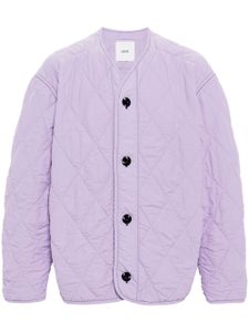 OAMC veste légère Combat à design matelassé - Violet