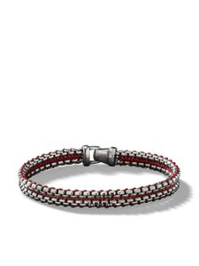 David Yurman bracelet en argent à design tressé