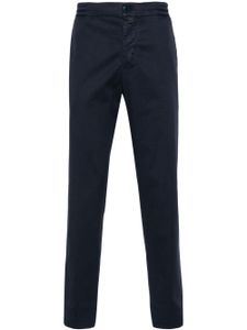 Kiton pantalon fuselé à lien de resserrage - Bleu