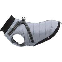 Trixie jas pontis met tuig voor hond grijs 33 cm