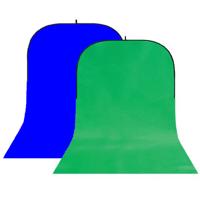 StudioKing background board bbt-10-07 groen/blauw 400x150 cm