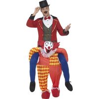 Ride on kostuum clownspak voor volwassenen One size  - - thumbnail