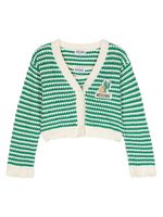 Moschino Kids ensemble à appliqué logo - Vert - thumbnail