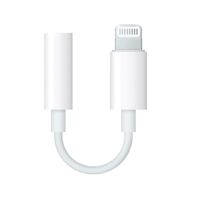 Originele Apple Lightning to 3.5mm Headphone Jack Adapter iPhone 8/8+ & 7/7+ Plus MMX62ZM/A - thumbnail