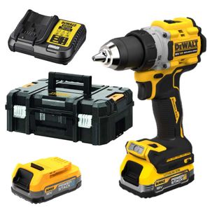 DeWalt DCD805E2T-QW - 18V XR G3 Compacte Schroef-/klopboormachine | 2x POWERSTACK in TSTAK