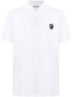 Alexander McQueen polo à tête de mort brodée - Blanc - thumbnail