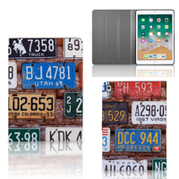 Apple iPad 9.7 (2018) Tablet Hoesje met foto Kentekenplaten