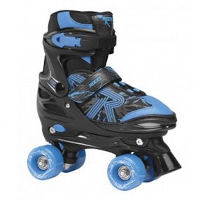 Roces quaddy 3.0 rolschaatsen zwart/blauw 26 29