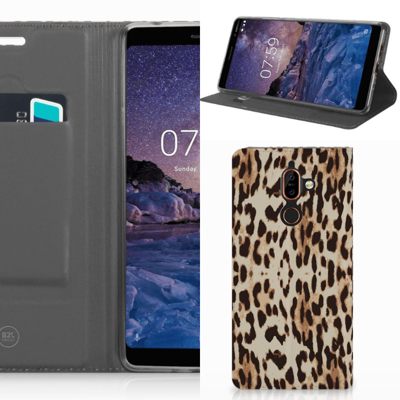 Nokia 7 Plus Hoesje maken Leopard