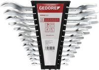 Gedore red Steeksleutelset Kort SW 6-32 mm 12-delig