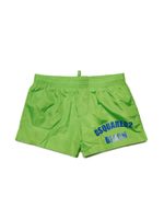 DSQUARED2 KIDS short de bain à taille élastiquée - Vert