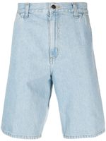 Carhartt WIP short cargo en jean à patch logo - Bleu - thumbnail