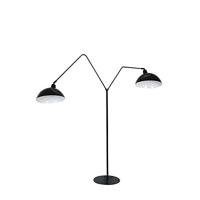 Light & Living Orion vloerlamp - twee armen - E27 fittingen - 170 cm hoog - zwart