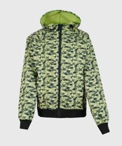 DAD - Softshell Waterproof Hoodie Camouflage Dino Green