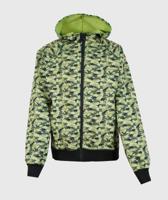 DAD - Softshell Waterproof Hoodie Camouflage Dino Green - thumbnail